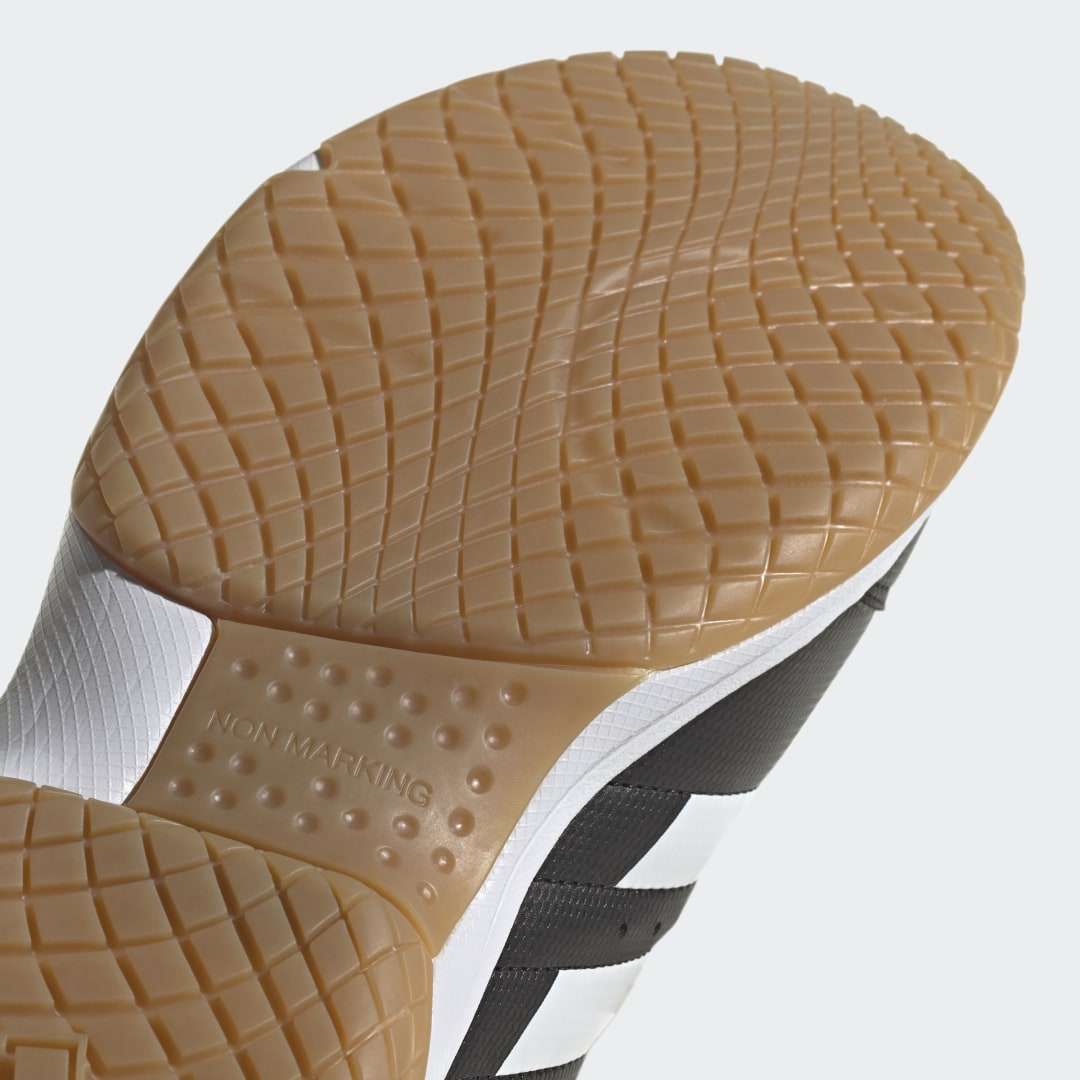 

adidas Tenis Indoor Ligra 7 Unisex, Negro/blanco/negro