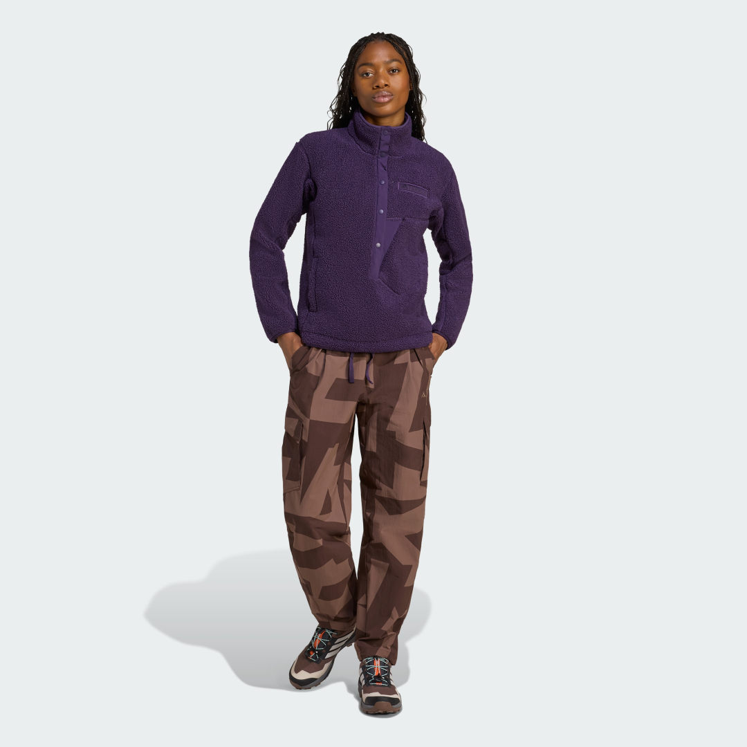 Adidas Terrex Xploric High Pile Fleece Pullover Sweatshirt