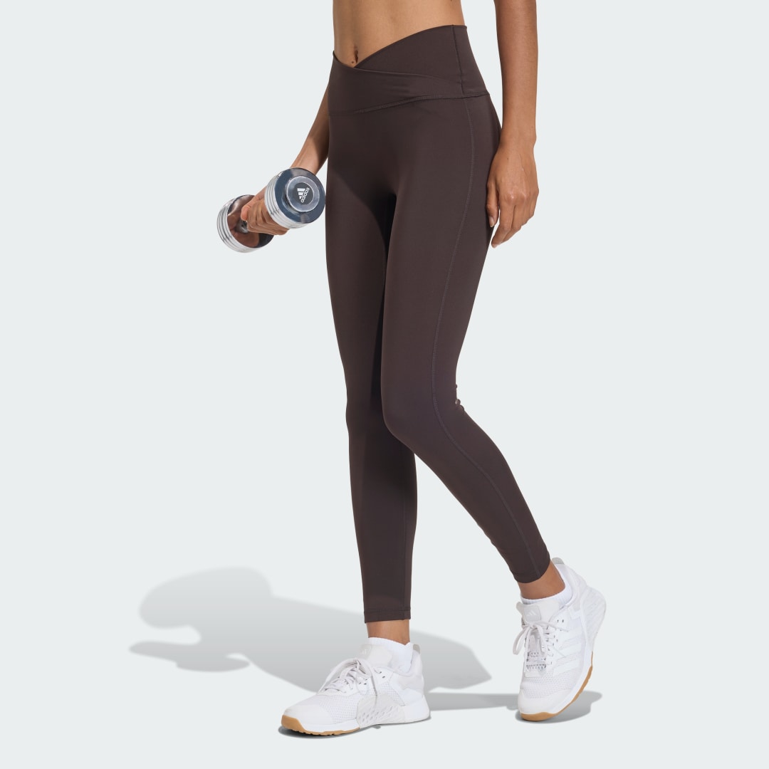 Adidas 3 Stripes Studio All Me 7 8 X-Over Leggings