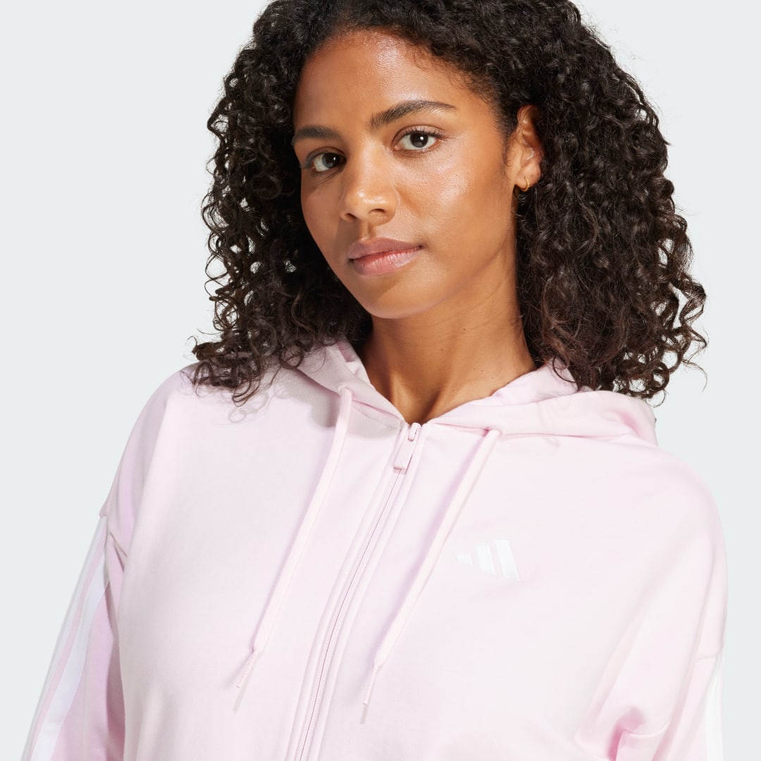 Adidas Essentials 3-Stripes French Terry Ritshoodie