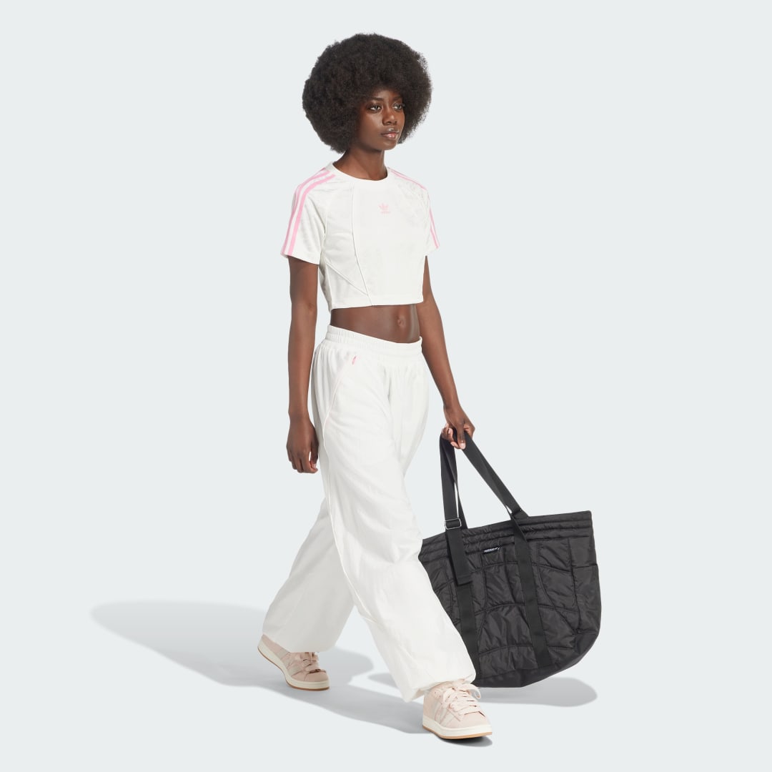 

adidas Playera Bebé Mujer, Blanco