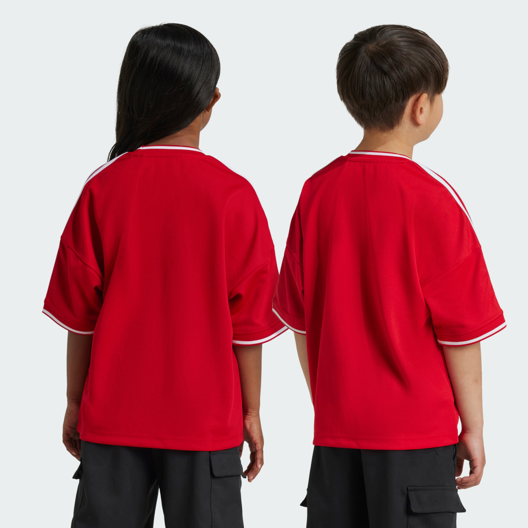 

adidas Playera Estampada Niños, Better scarlet