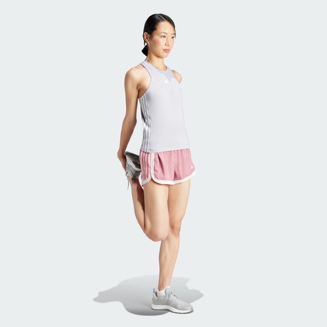 Adidas Pacer Woven Training Colorblock High-Rise Short