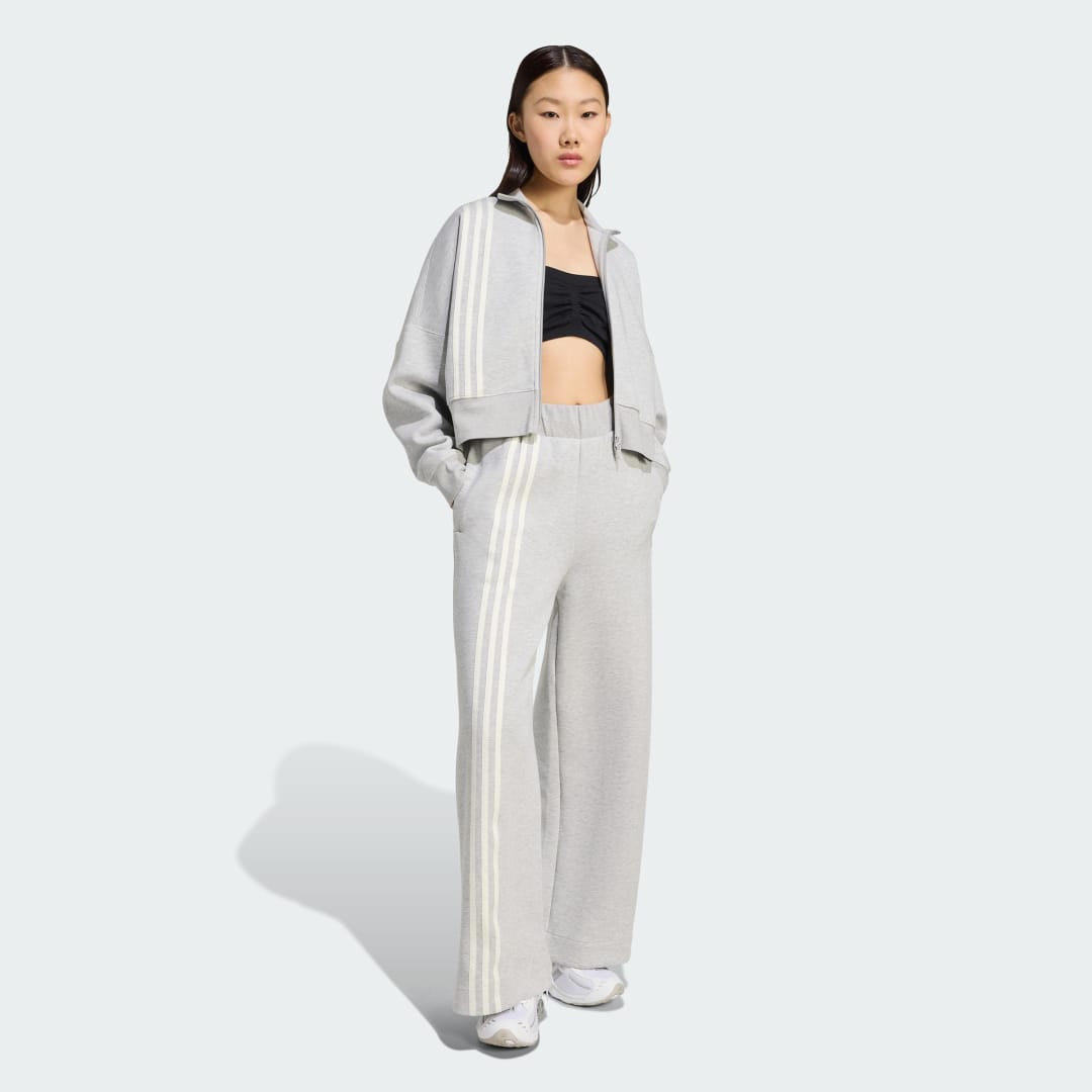 Pantalon ample et original avec motif à 3bandes