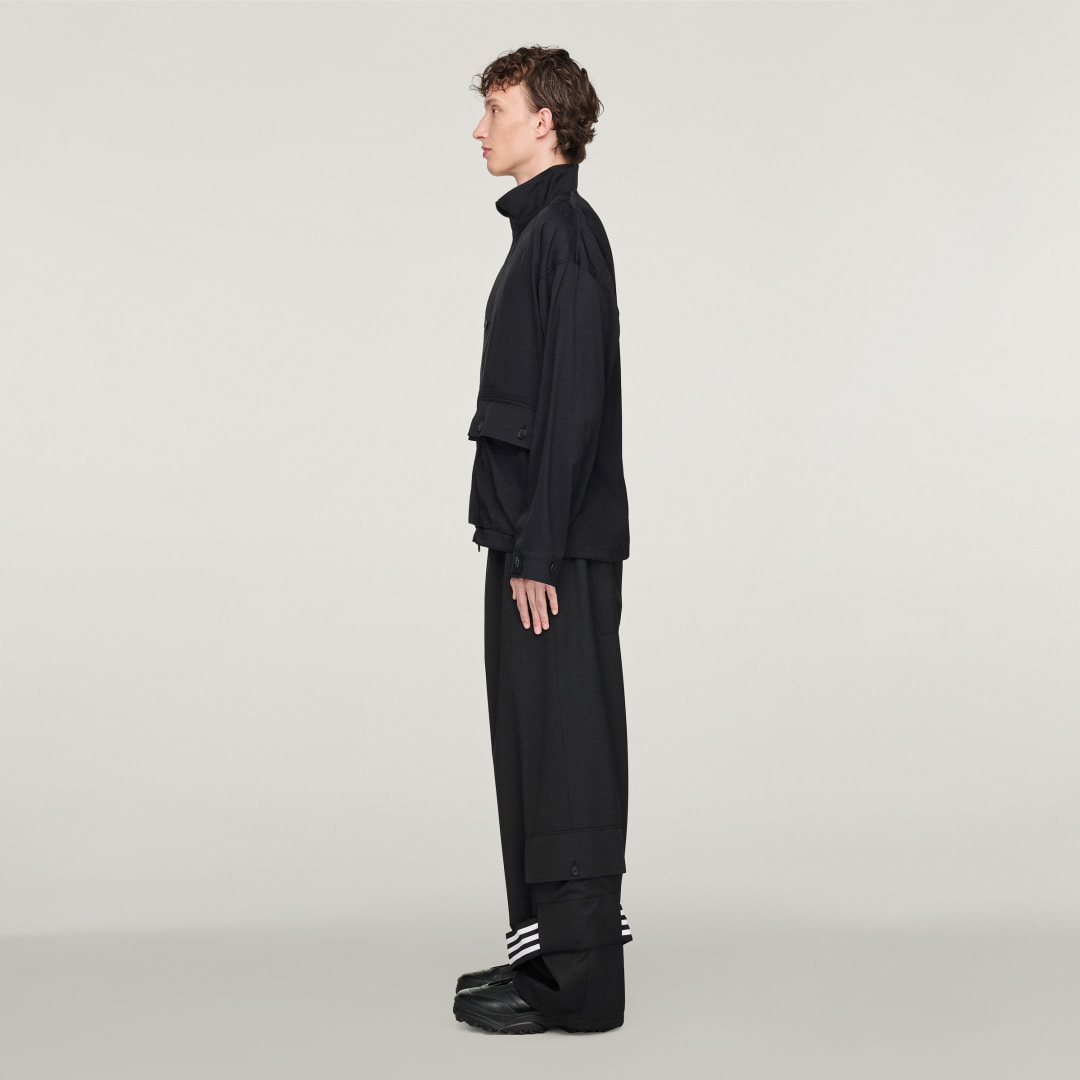 Adidas Y-3 Rayon Twill Zip Top