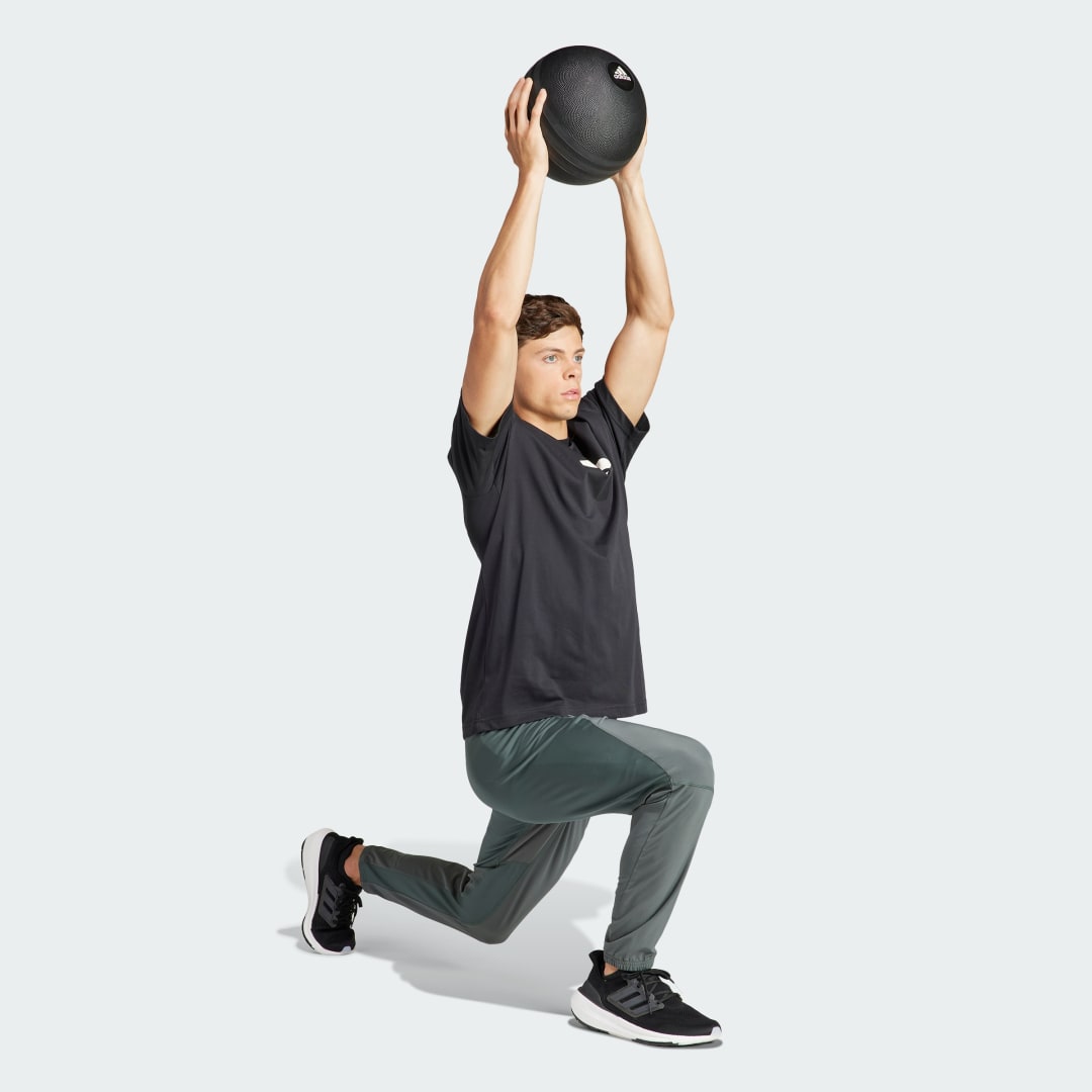 

adidas Camiseta Estampada All-Gym Category Hombre, Negro
