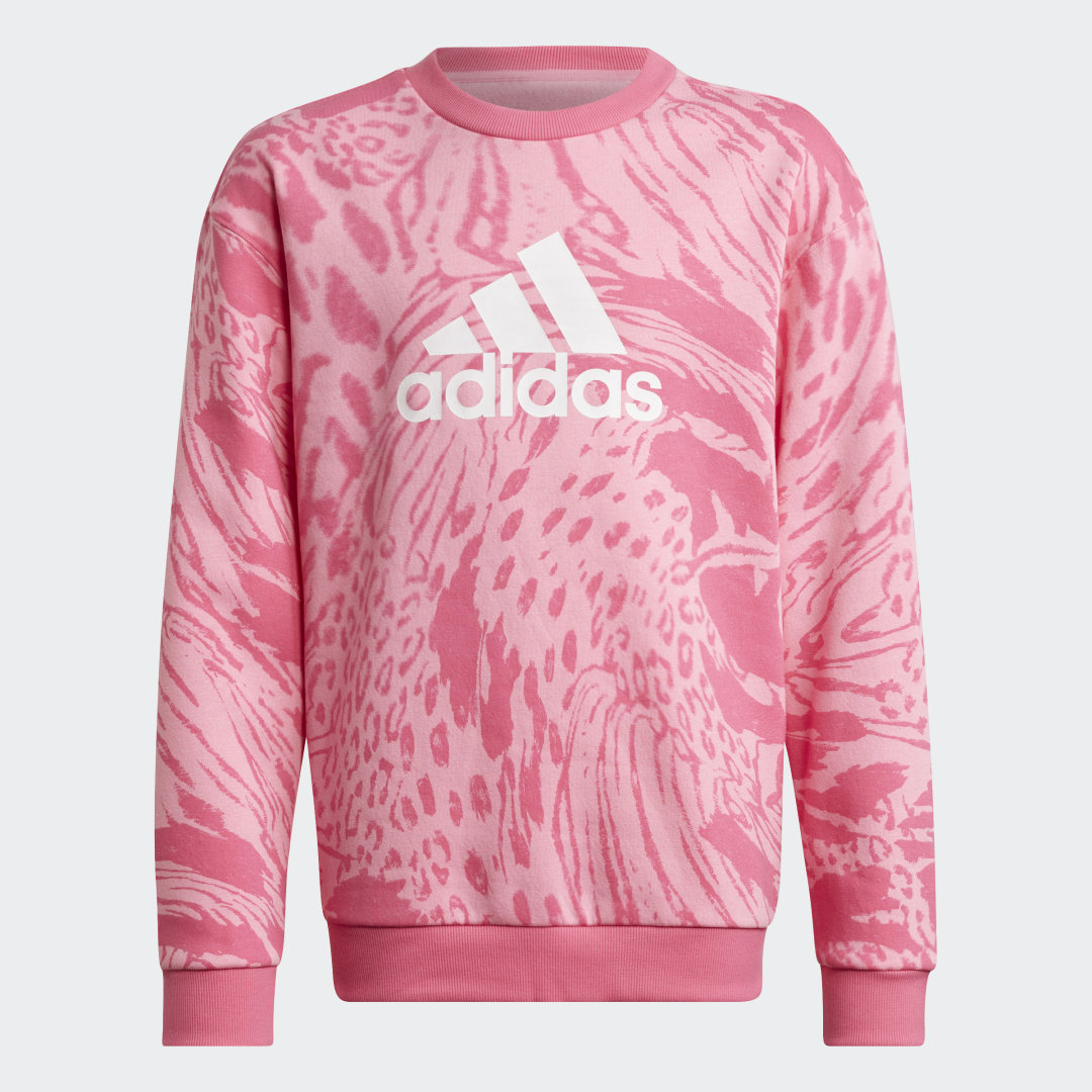 Sweat-shirt en coton ample imprimé animal Future Icons Hybrid