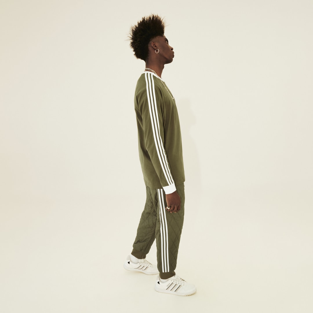 фото Лонгслив adicolor classics 3-stripes adidas originals
