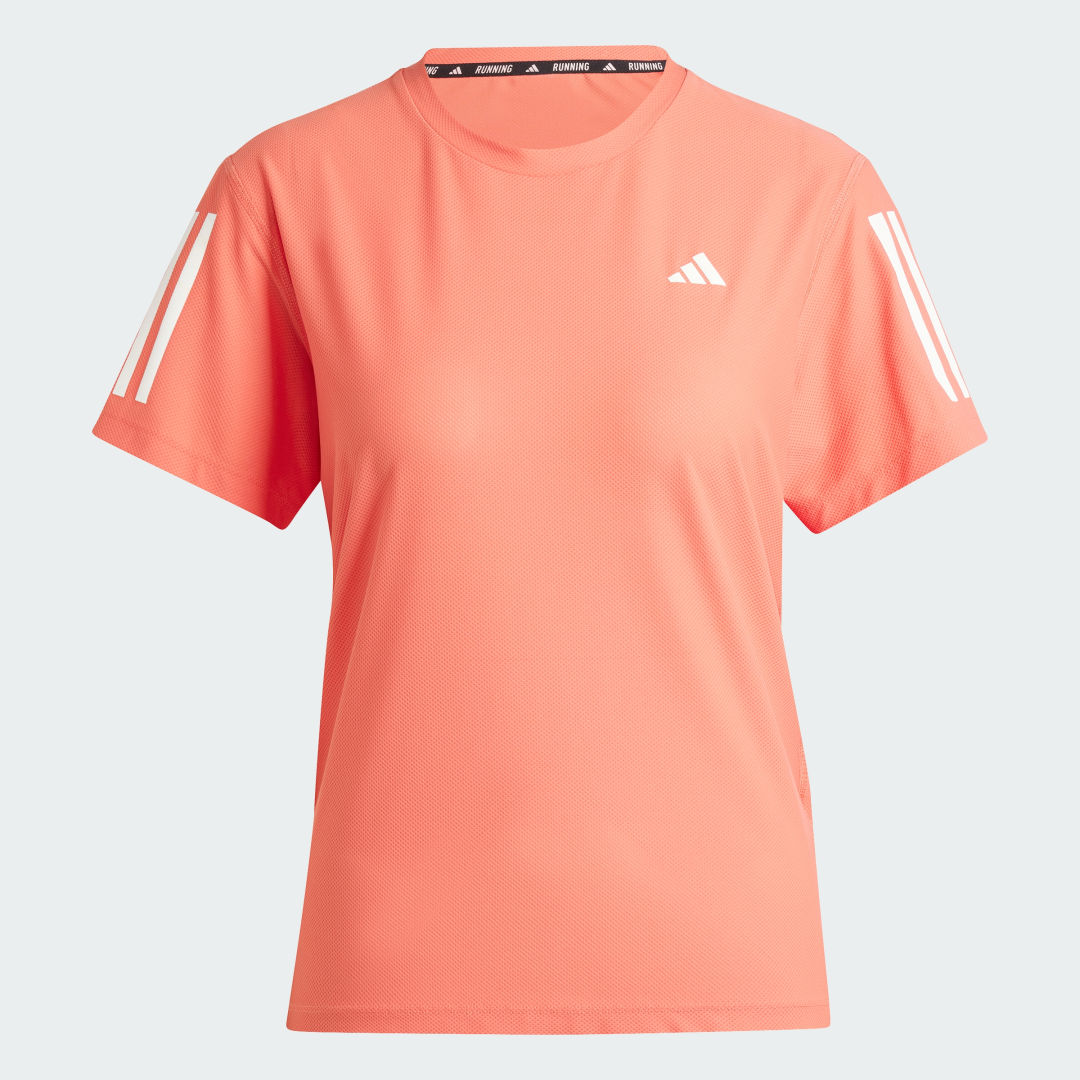 

adidas Playera Own The Run Mujer, Preloved scarlet