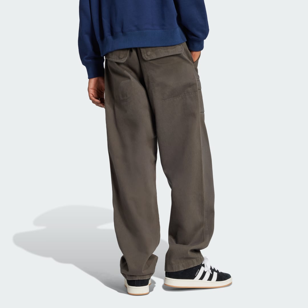 Adidas Premium Essentials Washed Workwear Cargo Joggers