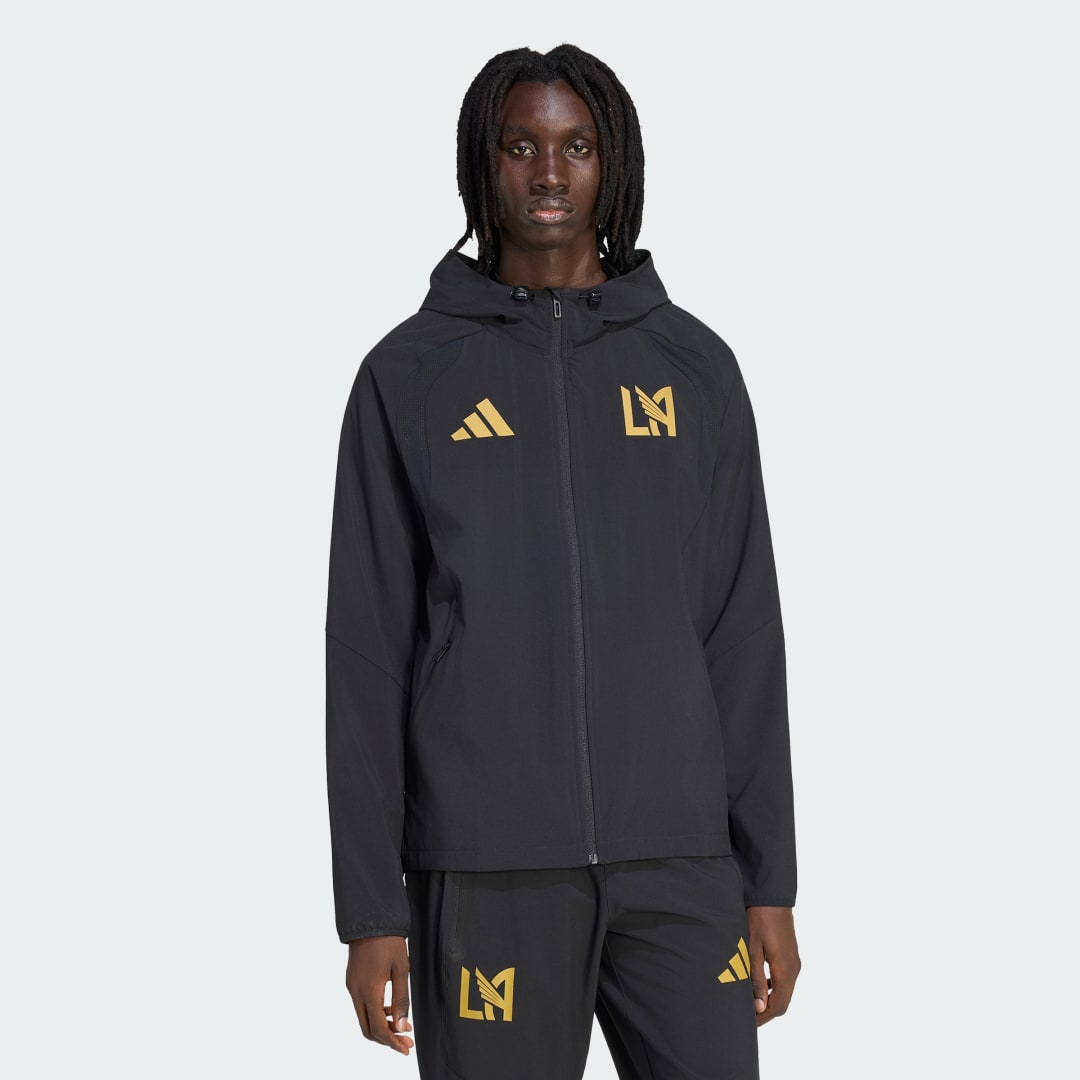 LAFC Tiro Travel Full Zip Windbreaker