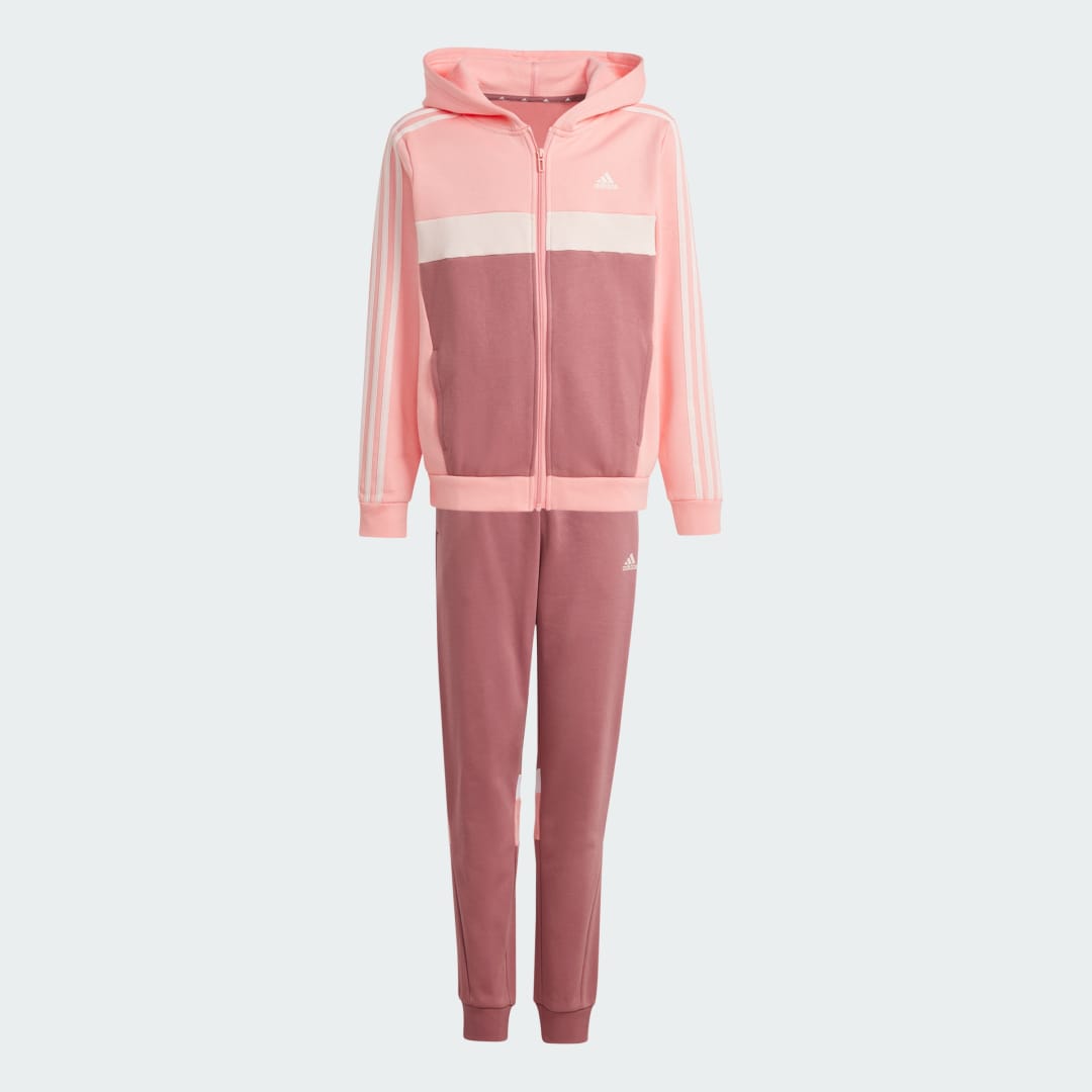 Adidas Tiberio 3-Stripes Colorblock Fleece Trainingspak Kids