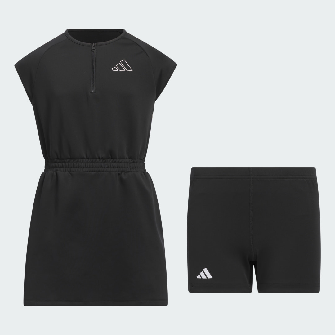Image of adidas Girls' Sport Dress Black XS - Kids Golf Dresses