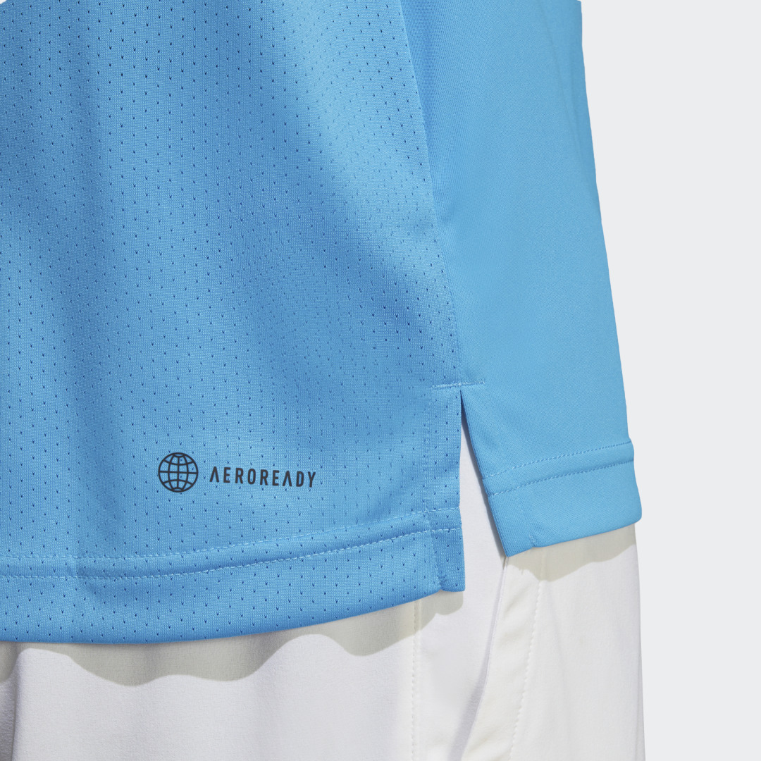 

adidas Camiseta Polo Club Tenis Hombre, Azul