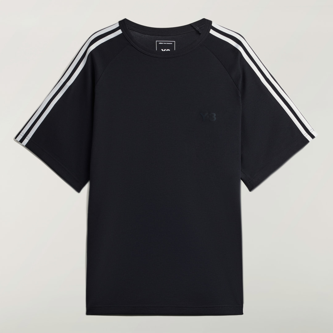 Adidas Y-3 Short Sleeve 3-Stripes T-shirt