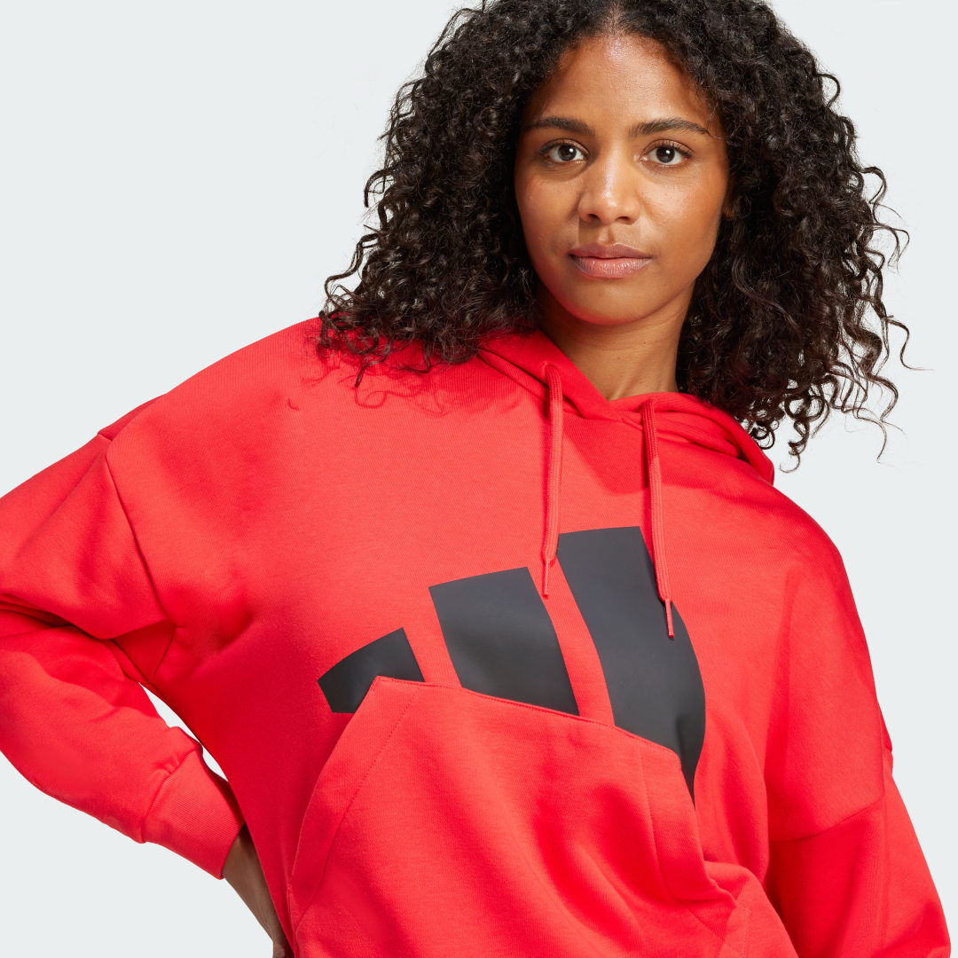 Adidas Essentials Big Logo French Terry Loose Hoodie