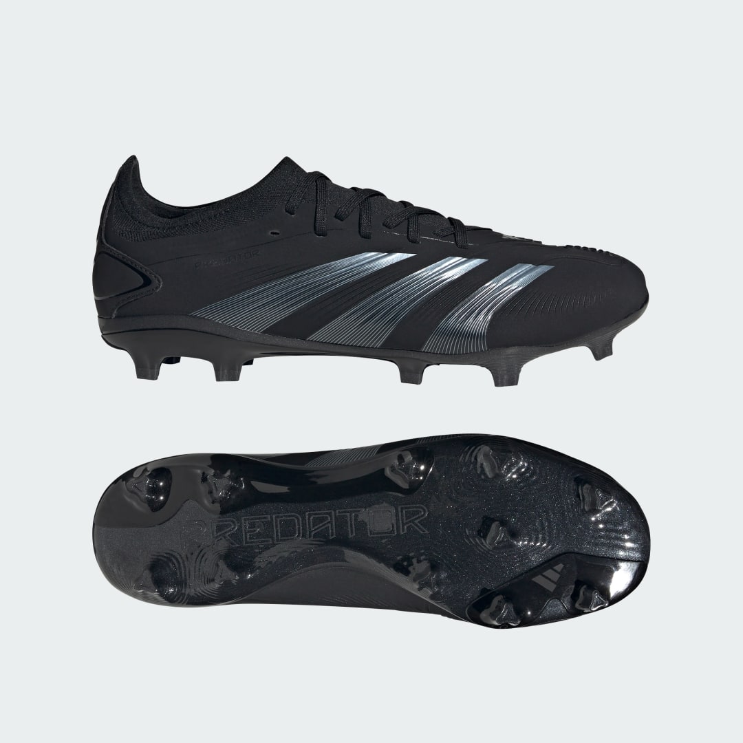 Image of adidas Predator 24 Pro Firm Ground Cleats Black 9.5 - Unisex Soccer Cleats