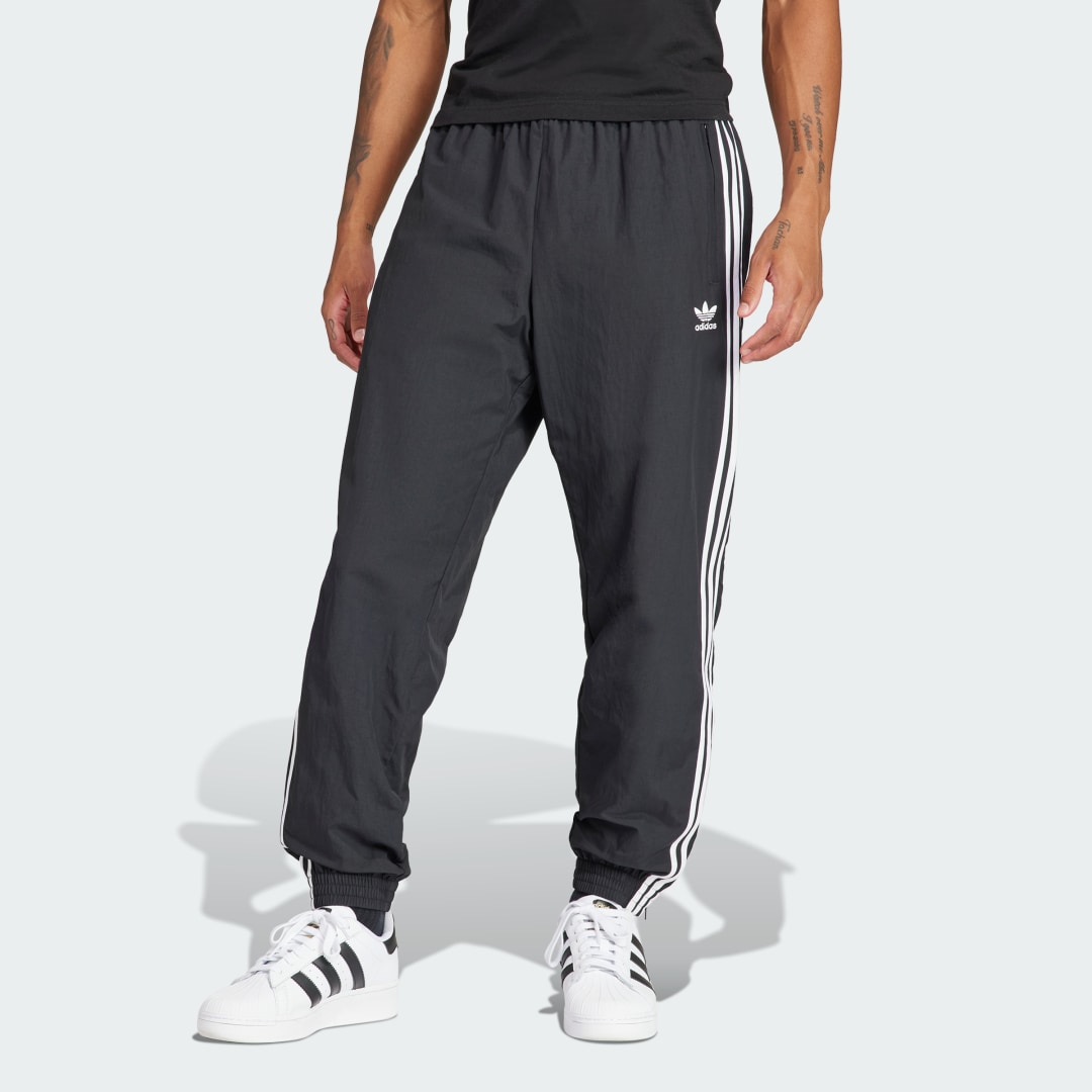 Image of adidas Adicolor Woven Firebird Track Pants Black 2XL - Men Lifestyle Pants,Tracksuits