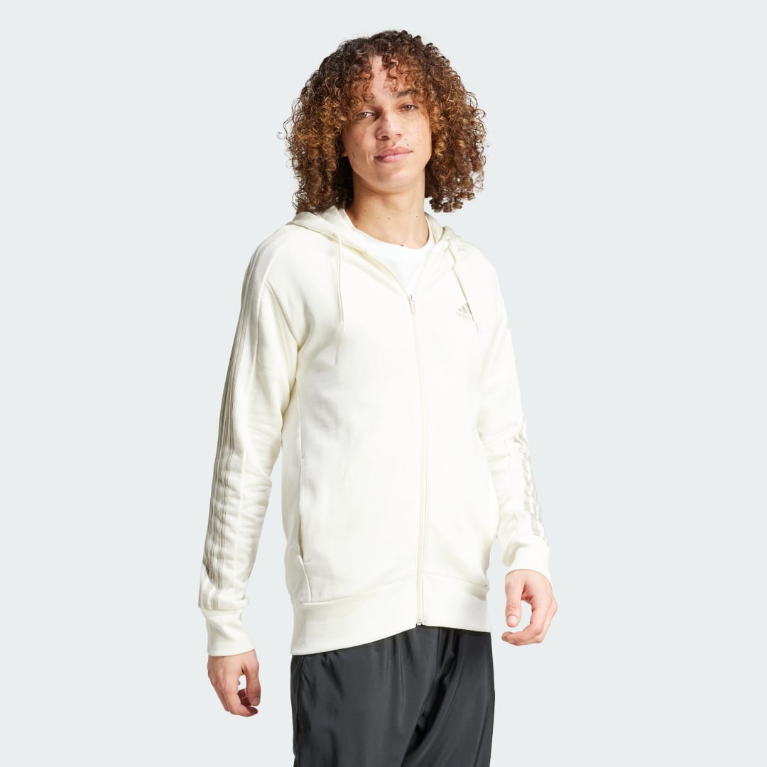 Adidas Essentials French Terry 3-Stripes Ritshoodie