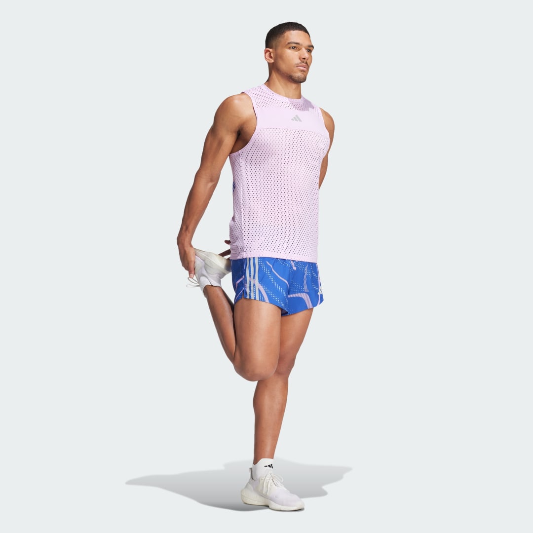 adidas Shorts Break the Norm Hombre, Semi lucid azul/halo azul/bliss lilac