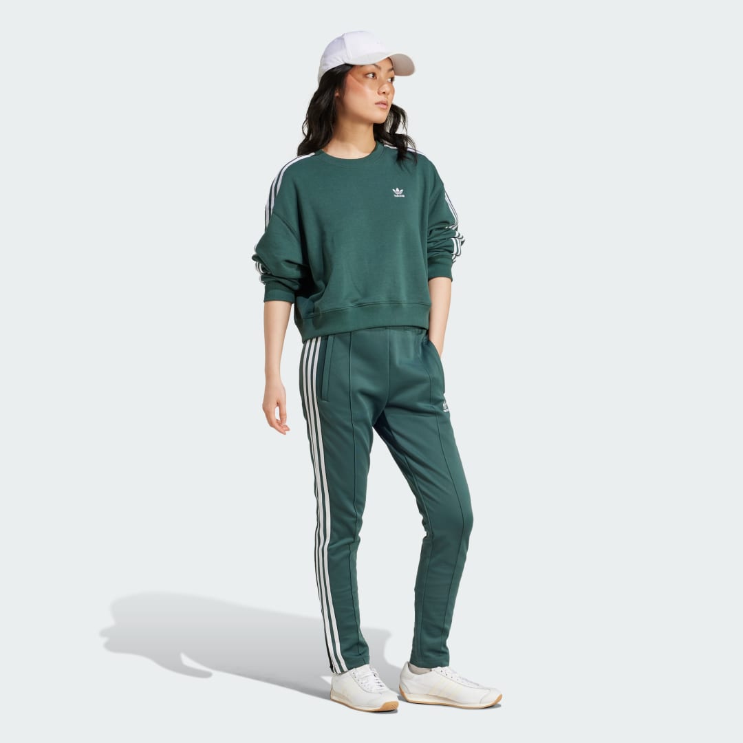 Sweat shirt ras du cou 3 bandes - vue 3