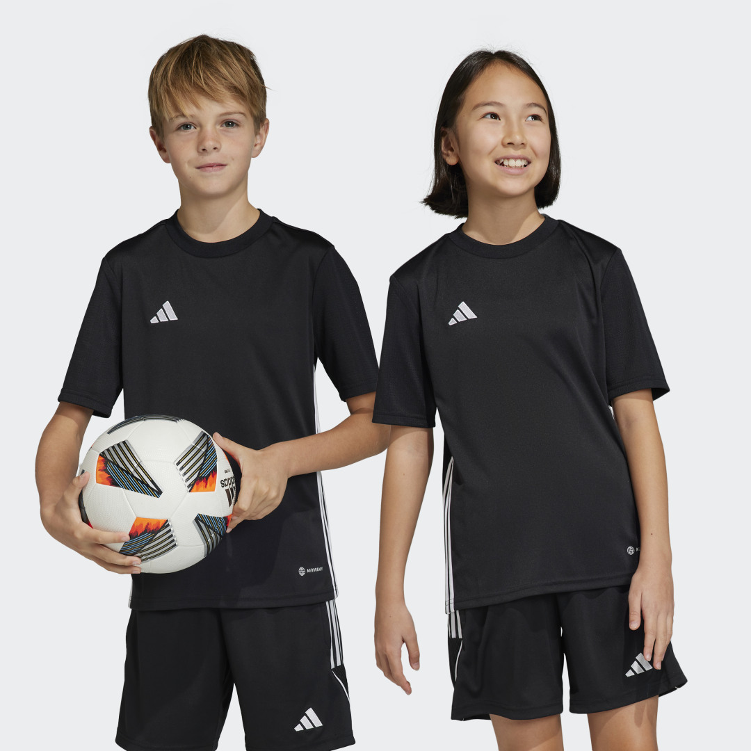 Image of adidas Tabela 23 Jersey Black XS - Kids Soccer Jerseys