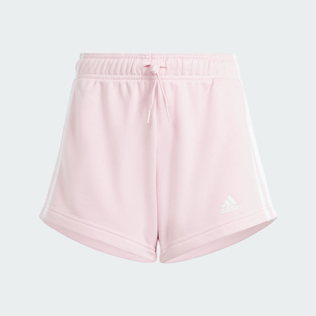 

adidas Shorts Essentials 3 Franjas Niño, Clear rosa/blanco