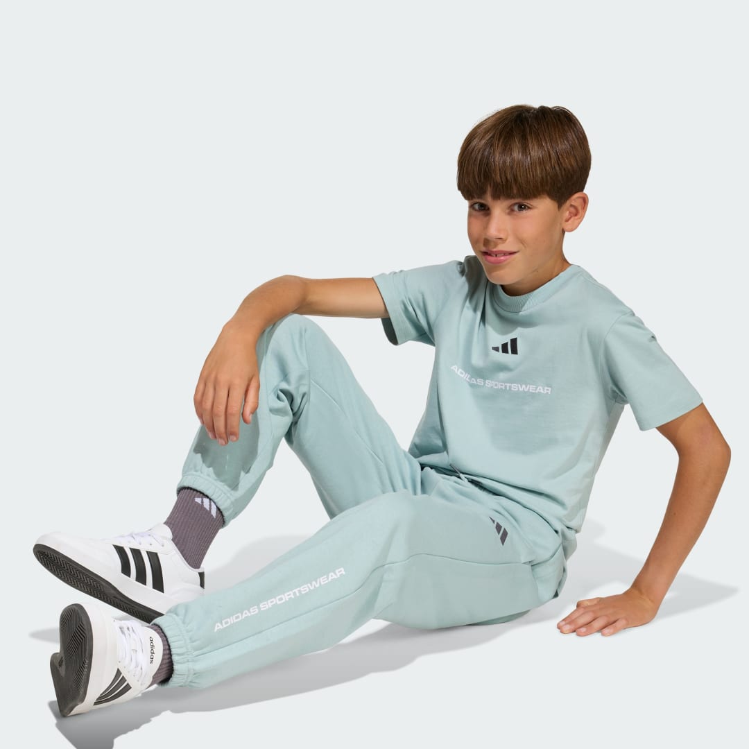 Pantalon molleton slogan adidas