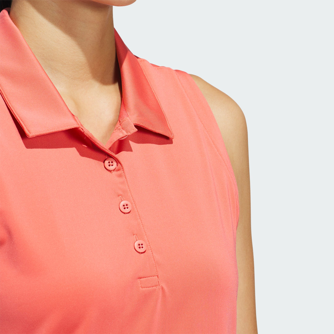 Adidas Ultimate365 Solid Mouwloos Poloshirt