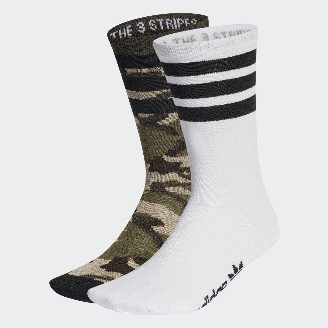 Chaussettes mi-mollet Camo (2 paires)