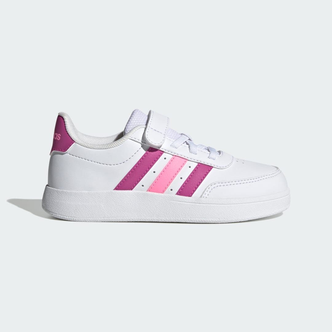 

adidas Tenis Breaknet 2.0 Kids Niño, Blanco/lucid fuchsia/beam rosa
