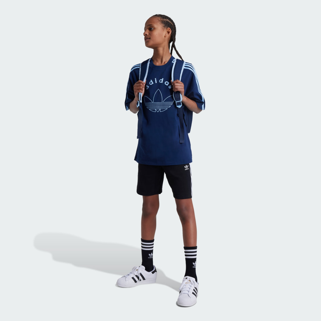 Short droit signature bandes - vue 3