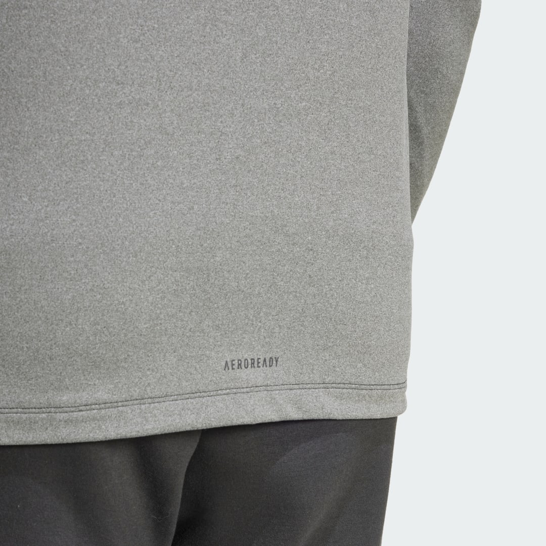 Adidas Workout Longsleeve met Halflange Rits