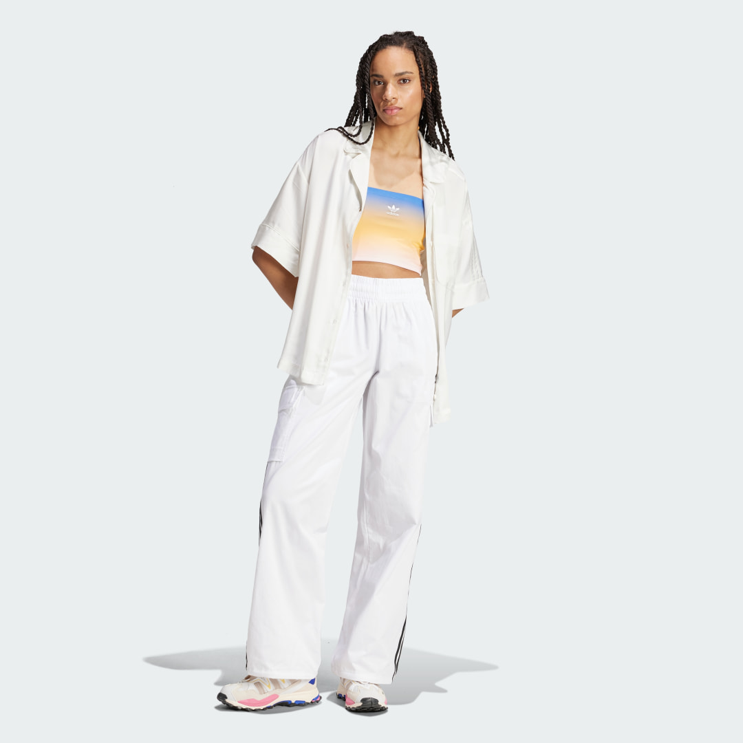 

adidas Top Entubado Adidas Originals Mujer, Multicolor/azul