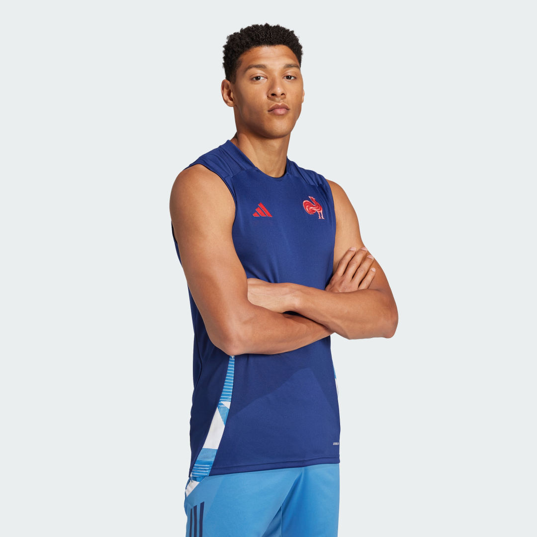 Adidas Frankrijk Training Mouwloos Shirt