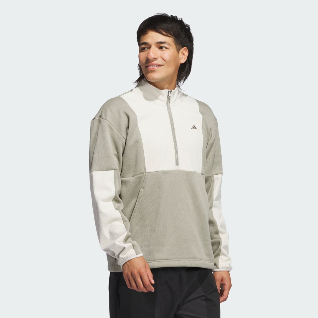 Adidas Go-to DWR Hybrid Pullover met Halflange Rits