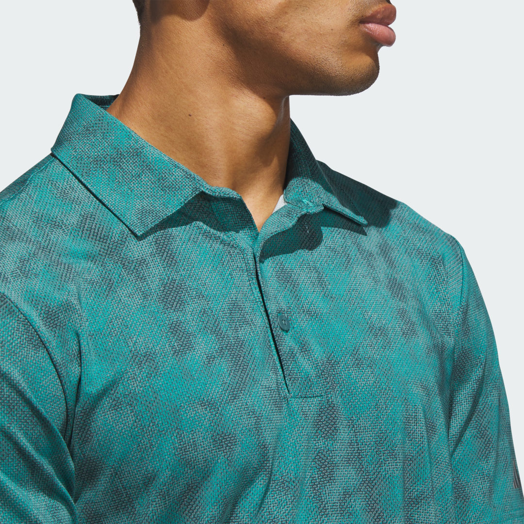 Adidas Ultimate365 Textured Print Poloshirt