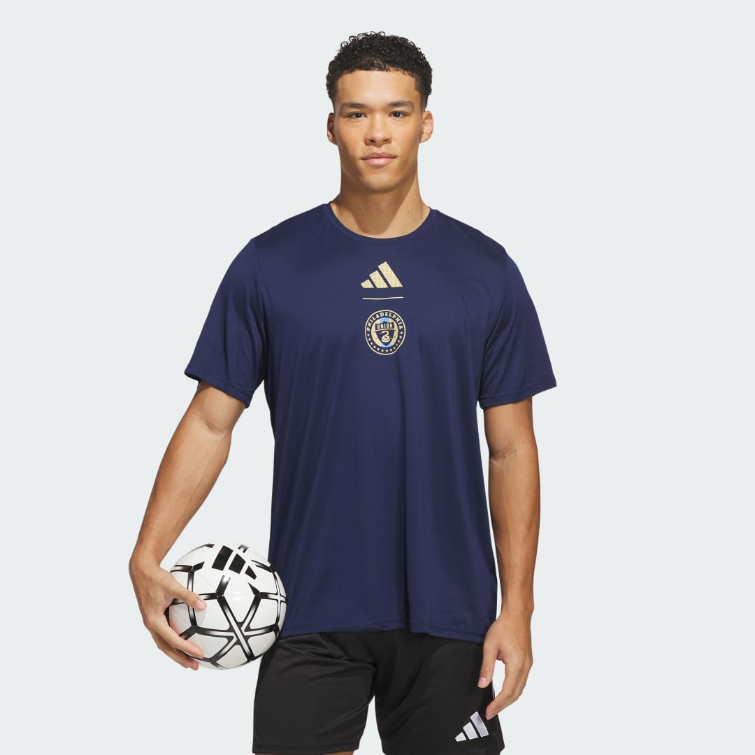 adidas PHILADELPHIA UNION MENS SHORT SLEEVE PREGAME T-SHIRT - $40.00 at Adidas