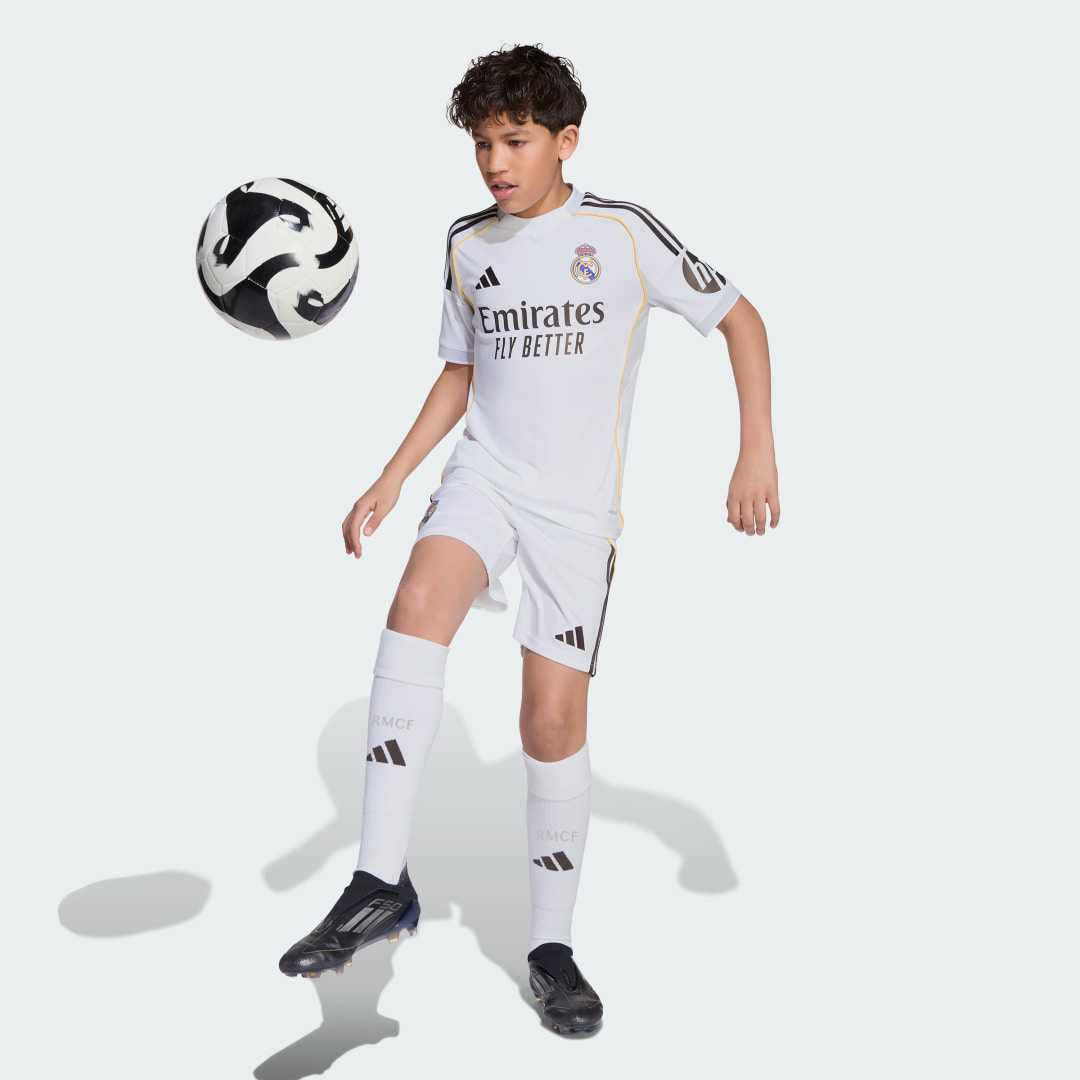 Adidas Real Madrid 25 26 Thuisshort Kids