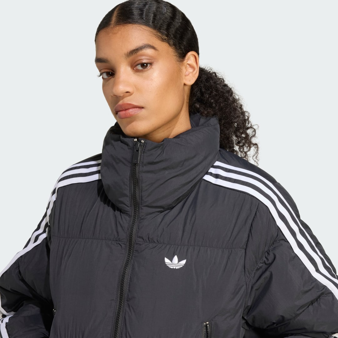 Adidas Adicolor Cropped Synthetisch Dons Pufferjack