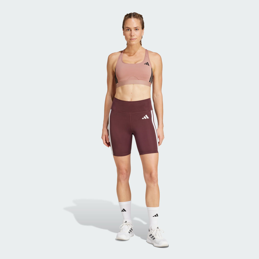 Adidas Optime Essentials 3-Stripes Korte Legging