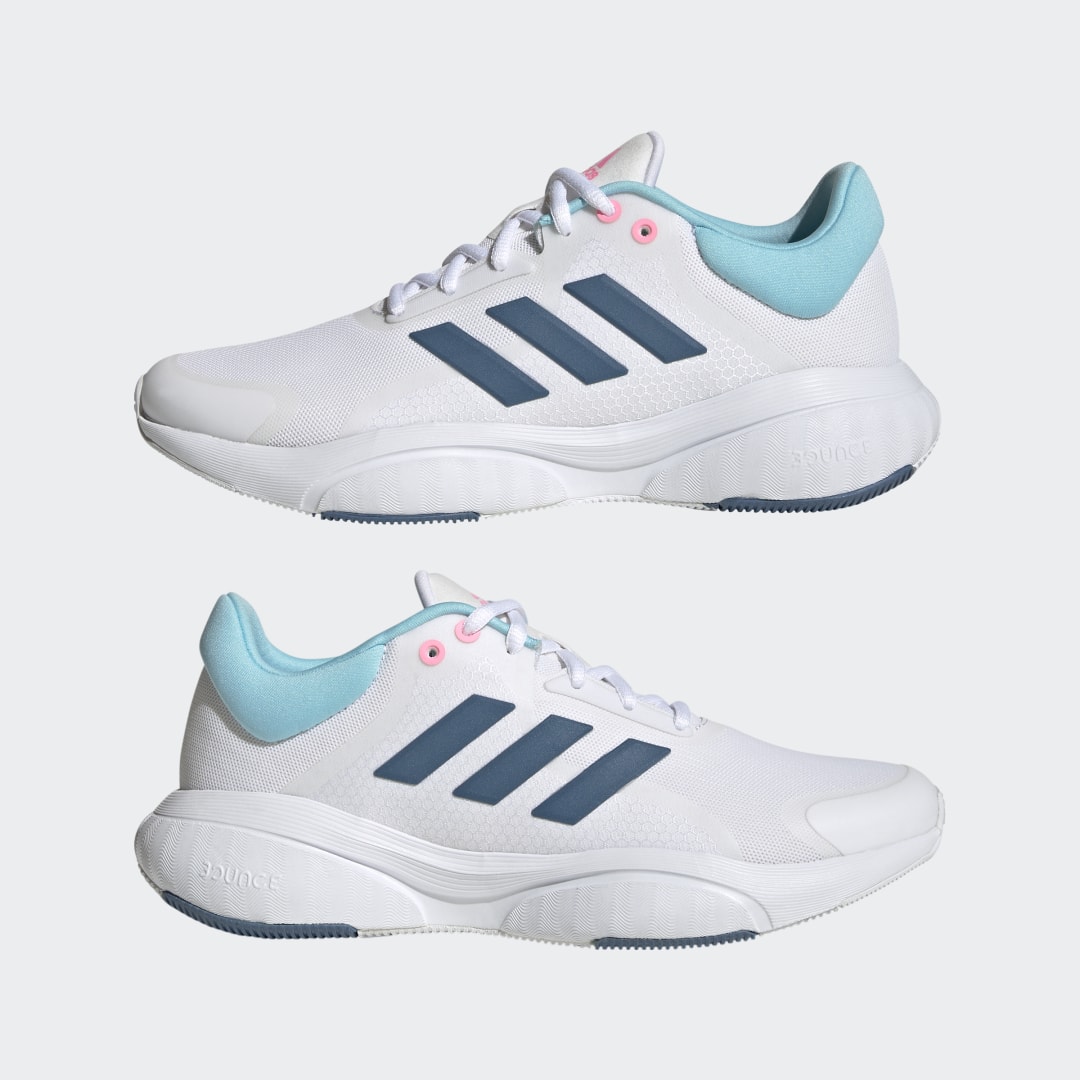 

adidas Tenis Response Mujer, Blanco/alterojo azul/beam rosa