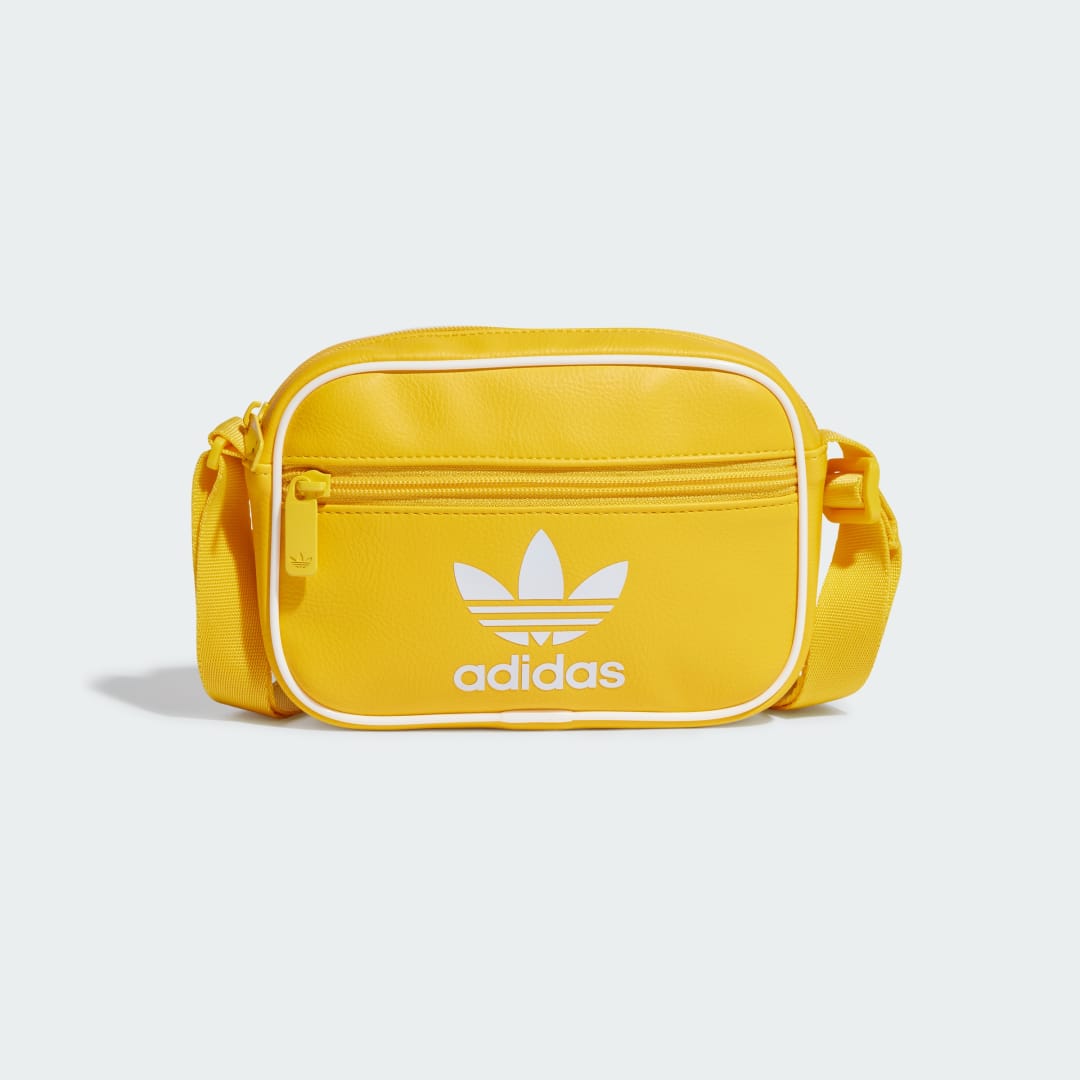 Image of adidas Adicolor Classic Mini Airliner Bag Gold ONE SIZE - Lifestyle Bags