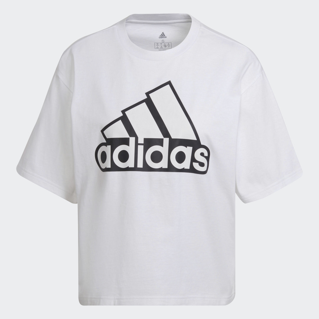 фото Футболка essentials logo boxy adidas sportswear