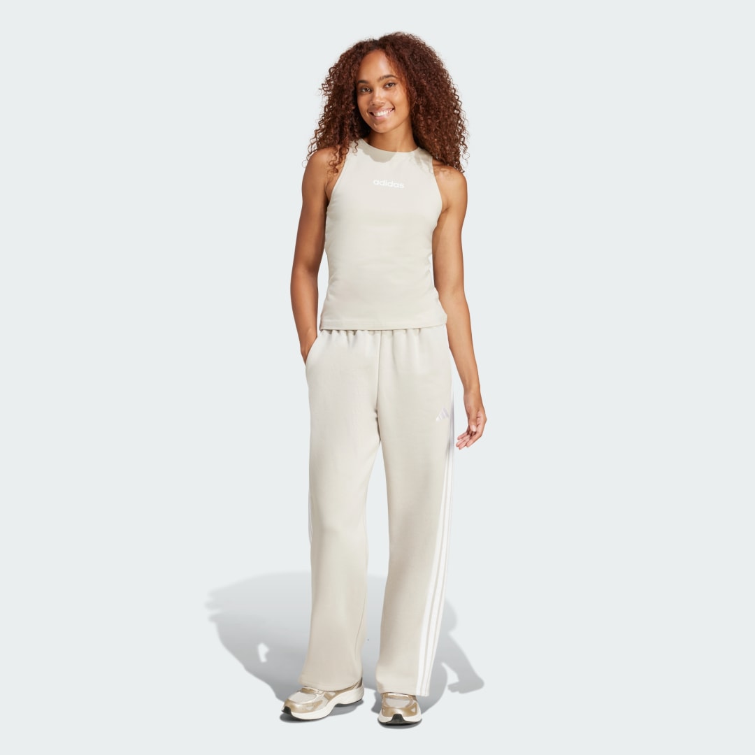 Adidas Essentials Linear Slim-Fit Katoenen Tanktop