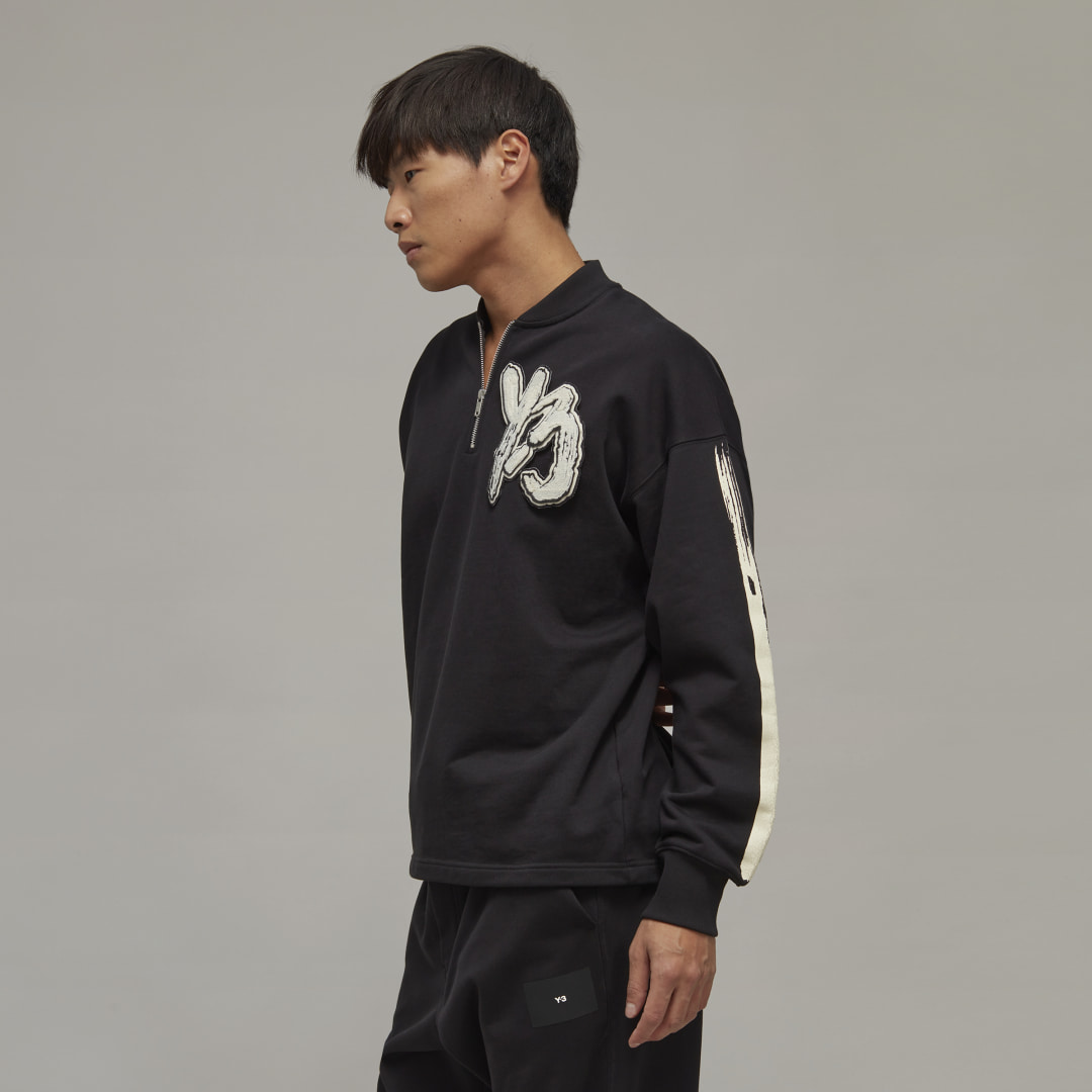 

adidas GFX LOG FT Crew Unisex, Negro/crema blanco
