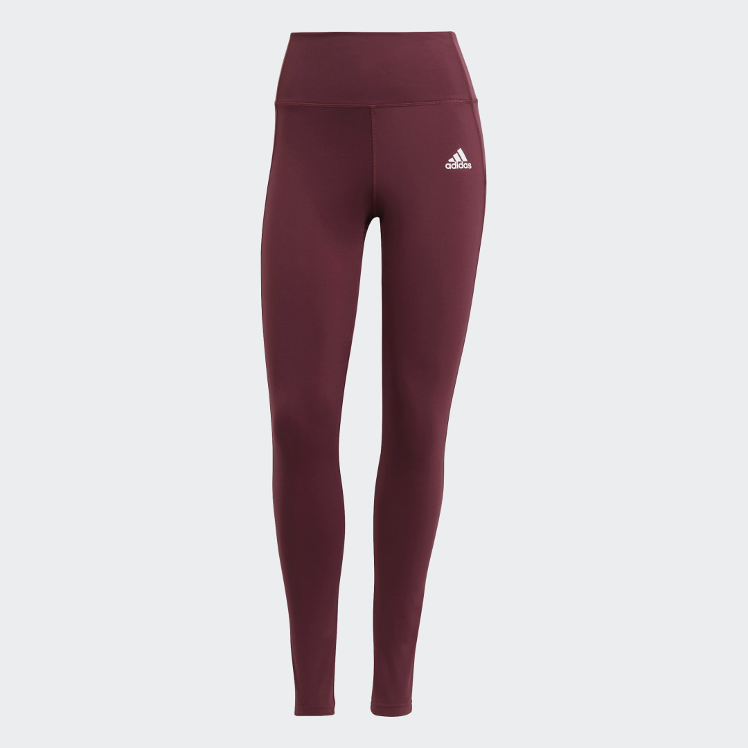 Image of adidas FeelBrilliant Designed To Move Tights Victory Crimson XS - Women Training Tights