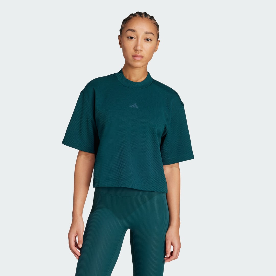 T-shirt gaufré Yoga Motion