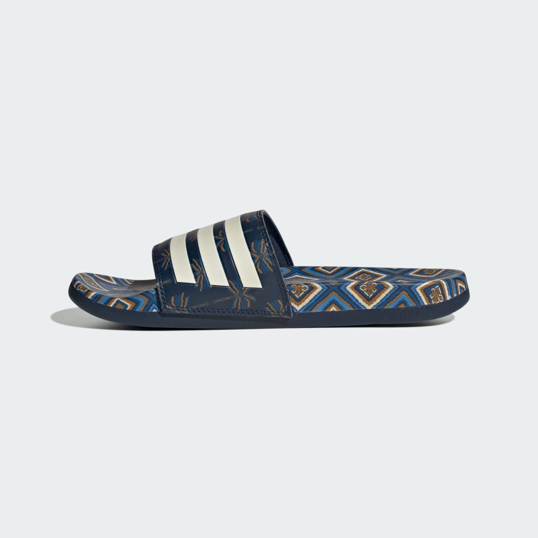 

adidas Chanclas Adilette Comfort Mujer, Blanco