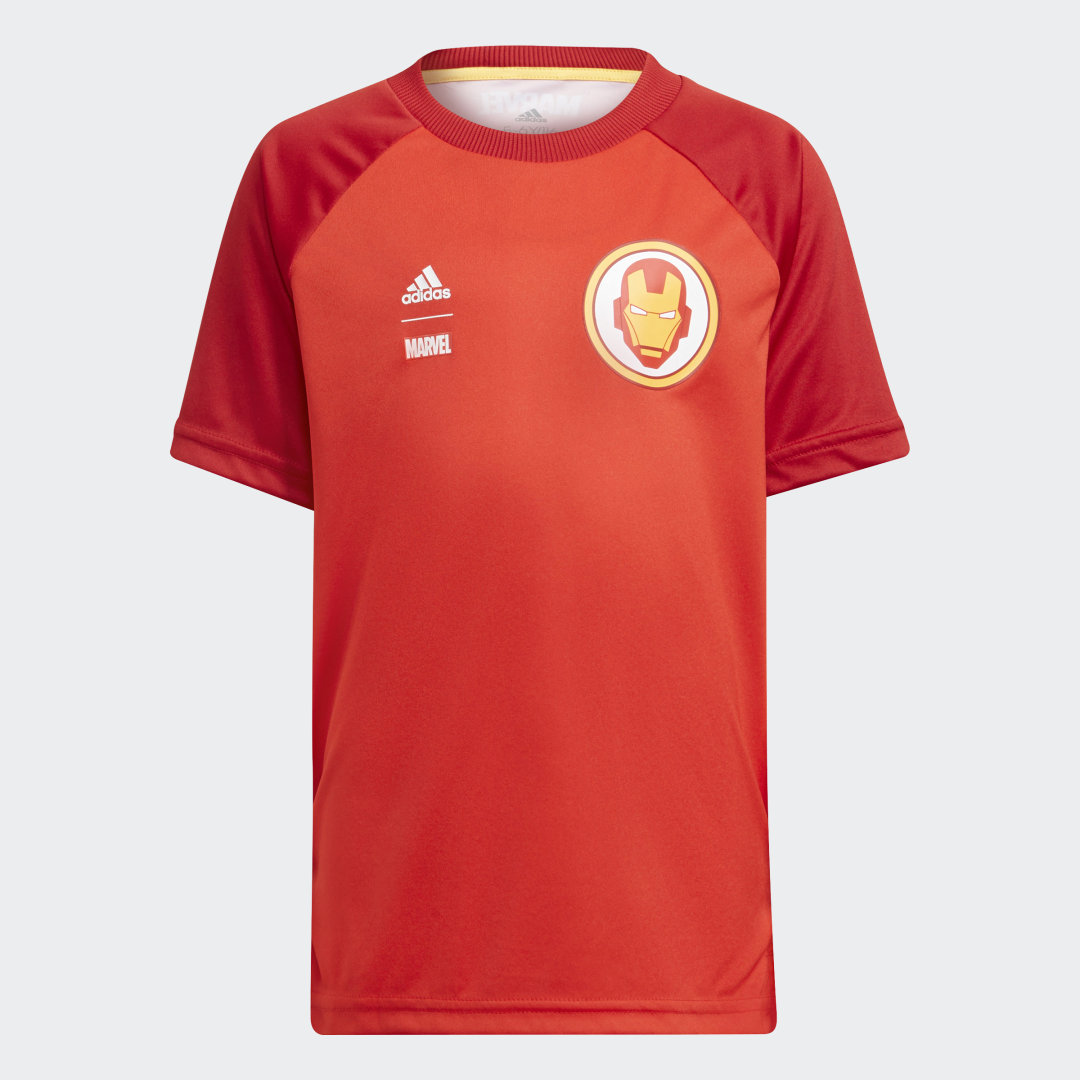 фото Комплект: футболка и шорты marvel iron man adidas performance